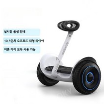 스마트전동휠 전동 자체균형 이륜휠 지능형 균형감각 스쿠터 순찰 업무 외발 Segway 평형, 9호 - 흰색(어린이 성인 공통), 단일가격