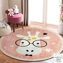동그란러그 원형러그 키즈 침실 포인트 라운드 매트