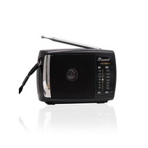 주방 라디오 빈티지 진공관 옛날 레트로 AM am fm 트랜지스터 휴대용 최고의 수신, 검은색