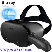 VR게임 가상 현실 3D VR 헤드셋 스마트 안경 헬멧 폰 휴대 전화 모바일 7 인치 렌즈 컨트롤러, 한개옵션1, 01 VRGPRO X7 and Y1