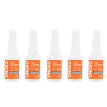 오공 다용도 순간접착제 C-501 20g DIY SUPER GLUE, 5개