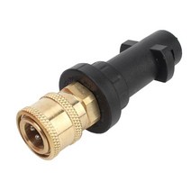 세척기 고압 세차기 건 스팀 노즐 Karcher K K2 K3 K4 K5 K6 거품 청소 도구 어댑터 12mm 오토바이 자동차, 01 Black