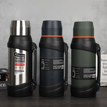 물통 보냉병 보온물병 물병 [MJ무역] 대용량 보온병 대형 캠핑 텀블러, 보온병2000ml/실버