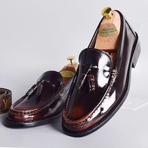 브로그맨 테슬로퍼 아도방 캐주얼구두 에나멜 유광 수술 3.3cm