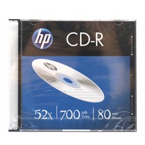 [홈앤스쿨] CD-R (낱장) 700MB 52배속 개별케이스 공CD 저장