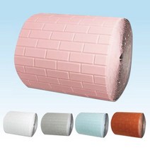 별빛하우징 신제품 브릭폼블럭 대용량 판매(70cm X 30m) 인테리어 단열 폼블럭, 1롤, 브릭핑크