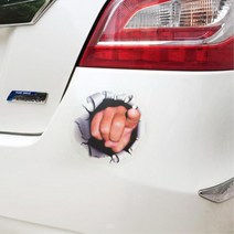 3D 입체 착시 차량용 튜닝스티커 빼꼼스티커, 1개, 소년눈