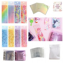 탑로더 폴꾸 탑꾸 포토카드 꾸미기 다이어리 꾸미기 다꾸 스티커 홀로그램 슬리브 포토앨범 꾸미기세트, 홀로그램슬리브