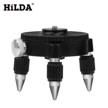 측정 수평계 HILDA 빛 레벨 조정 회전 삼각대 브래킷 변환 커넥터 받침대, 한개옵션0