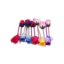코리아꽃자재 볼펜(장미)12개