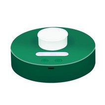 생수 가습기 책상용 40ml 공기 병 홀더 led 야간 조명 아로마 디퓨저 홈 오피스 자동차, 04 Green