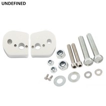 오토바이 부품 Yamaha FJR 1300 용 오토바이 핸들 바 라이저 1 "25mm CNC 실버 클램프 마운트 FJR1300 2006 2007 2008 2009-201, 01 Silver