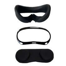 vr안경 스마트글라스 내구성 VR 안경 얼굴 인터페이스 커버 실리콘 프레임 피코 4 헤드셋 보호 렌즈, c