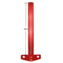 목공 t 형 라인 스크라이버 구멍 규모 눈금자 알루미늄 합금 마킹 게이지 교차 라인 스크라이버 목수 측정 diy 도구, t-400mm