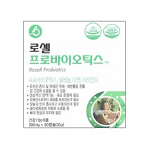 로셀 프로바이오틱스 60캡슐, 1박스