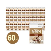 [대상웰라이프] 뉴케어 커피맛 균형영양식 (200mlx30팩) 2박스 /풍미가 좋은 커피, 구성:뉴케어 커피맛 (200mlx30팩) 2박스, 상세 설명 참조