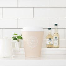 할메이드 인테리어 커피 휴지통 5L, 베이지