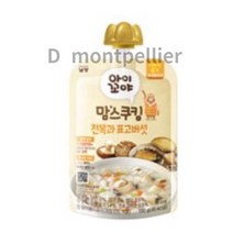남양 아이꼬야 맘스쿠킹 이유식 100g, 100% 국내산 쌀 전복과 표고버섯, 70개