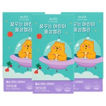 잇츠핏 꿈꾸는 어린이 홍삼젤리 스틱 20g x 15포, 3개