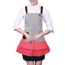어린이집 끈 앞치마 선생님 유치원 교사 방과후 AE130, 색동줄M