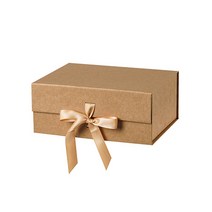 리빙앤도 고급 리본매듭 기프트박스 1호, 1개, 크라프트