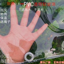 텐트우레탄창 제작 만들기 270929 포장마차 방수천막, 두꺼운 0.5mm 투명 필름 2.4m 2m