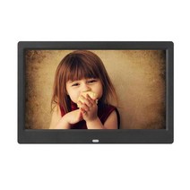디지털 전자 액자 미니 모니터 사이니지 프레임 10.2 quotHD TFTLCD 1024600 알람 시계 MP3 MP4 영화 플레이어, [01] EU 플러그, [01] BLACK2, BLACK-2+EU 플러그