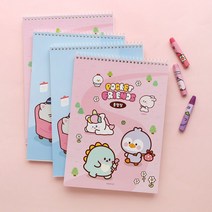핑크풋2000 쪼꼬미친구들 무선종합장 새학기준비물(5p)