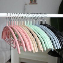 논슬립 어깨뿔 미끄럼 방지 니트 셔츠 자켓 맨투맨 옷걸이 50P, 논슬립옷걸이 - 그레이 50P