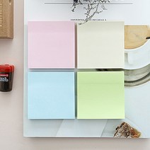 파스텔 포스티지 포스트잇 크기 사이즈 76x76 5컬러 500P 대형 포스트지 공시생 필수템 큐브형 감성 스티커 메모지 세트 판촉 대용량 냉장고 휴대용 사무용 문구