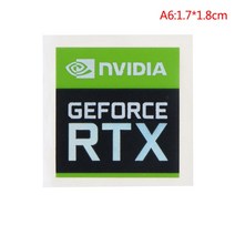 새로운 NVIDIA GTX GEFORCE 노트북 데스크탑 라벨 장식 스티커, 06 6