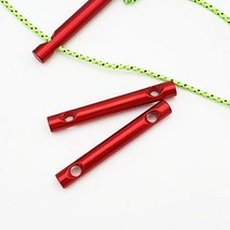 힘찬쇼핑_알루미늄 막대 스토퍼 타프 밧줄고정 스트링 캠핑용품 텐트용품, 상세페이지 참조