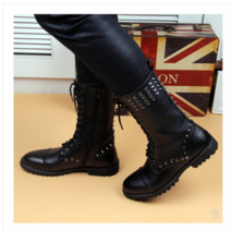 남성 가을 봄 겨울 마틴 오토바이 패션 가죽 부츠