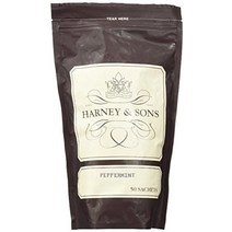 하니앤손스(Harney & Sons) Harney Sons 페퍼민트 티 | 50개, Earl Grey Supreme, 50 Count (Pack of 1)