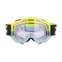 오토바이 고글 산악자전거 헬멧 오프로드 고글 바람막이 산악고글, 옐로우 그레이(투명 필름)