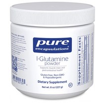 (번들) 퓨어 인캡슐레이션 글루타민 파우더 227g 2통 Pure Encapsulations L-Glutamine Powder