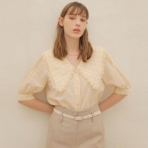 온앤온 와이드 칼라 블라우스 NW1XB427