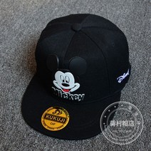 디즈니 미키 귀 야구 모자 Snapback 힙합 모자 소년 소녀 여름 통기성 메쉬 태양 Gorras 조절 2-8 년