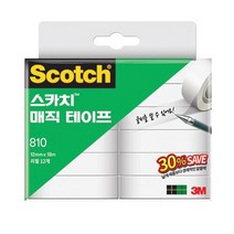 3M스카치 매직테이프 리필(810R-12 12x18M 세이빙 팩 30%), 본상품