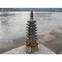 해외 가산분경 장식 도자기 문창탑 보탑수족 어항유수배-104545, 옵션05