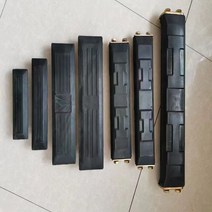 굴삭기고무패드 8개 탈거 교체 퀵패드 하부부품 교체 슈판 경량형 버클 볼트형, 600 블랙 고무 2개