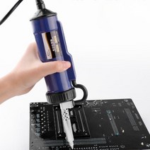 자동 납 흡입기 디솔더링 진공 납 자동 편리한, 블랙 + 가열 코어 + 6 흡입 노즐