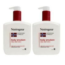 [트윈스몰] 뉴트로지나 노르웨이전 포뮬러 바디 에멀젼 310ml 데일리 릴리프 로션 바디로션 에멀젼, 2개