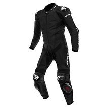 코미네 오토바이 가죽 레이싱 슈트 보호대 (메쉬 이너) S-55 BLACK, BLACK-2XL