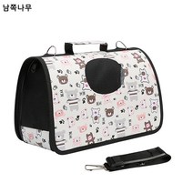 펫 토트백 여행 펫 가방 고양이 강아지 접이식 펫 숄더 크로스 펫 용품 도매, 쌀을 안고 곰을 안다, S
