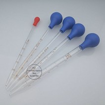미니 계량 비중 눈금 비커 컵 고무 헤드가 있는 유리 피펫 드로퍼 트랜스퍼 Vol05 ml 1ml 2ml 3ml 5ml 10ml 2 개 4, 2ml 2pcs
