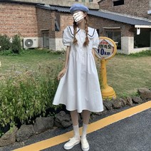 귀여운 중학생원피스 여성 여름 빈티지 A라인