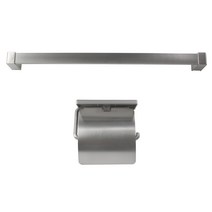 4500 무광 니켈 욕실 악세사리 수건걸이 휴지걸이