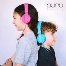 PURO 청력보호 어린이용 유선 헤드셋 PURO BASIC, 그린