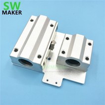 Reprap-Prusa i3 3D 프린터 부품 X 축 금속 압출기 캐리지 알루미늄 합금 웨이드/타이탄 용, 상세내용표시